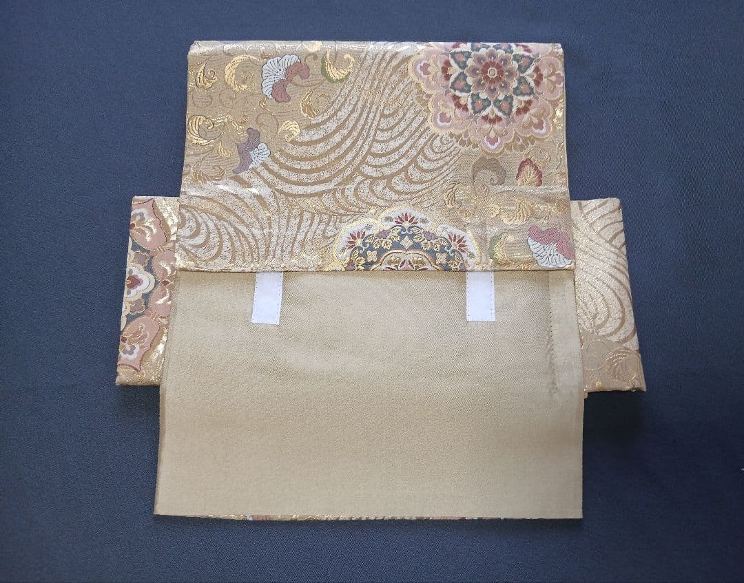 二重太鼓作り帯　二部式帯　訪問着　留め袖　無地の着物