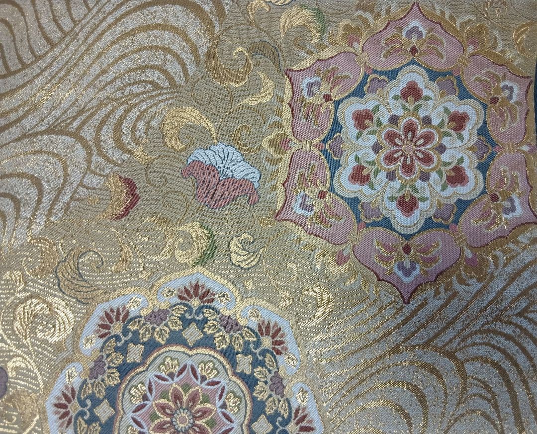 二重太鼓作り帯　二部式帯　訪問着　留め袖　無地の着物