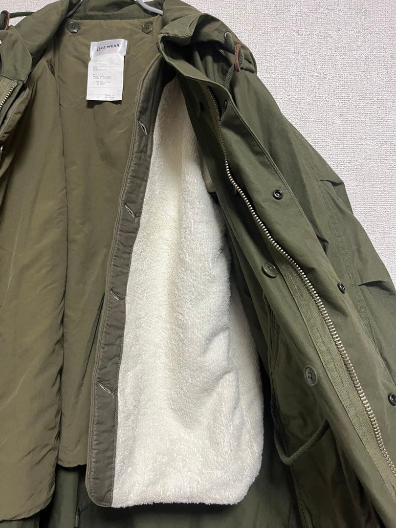 YAECA ヤエカ LIKE WEAR モッズコート　34