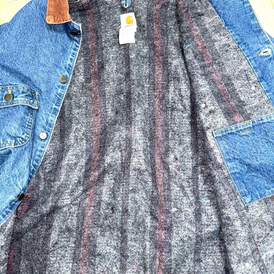 90s vintage カーハート デニム　チョアコート　カバーオール　2XL