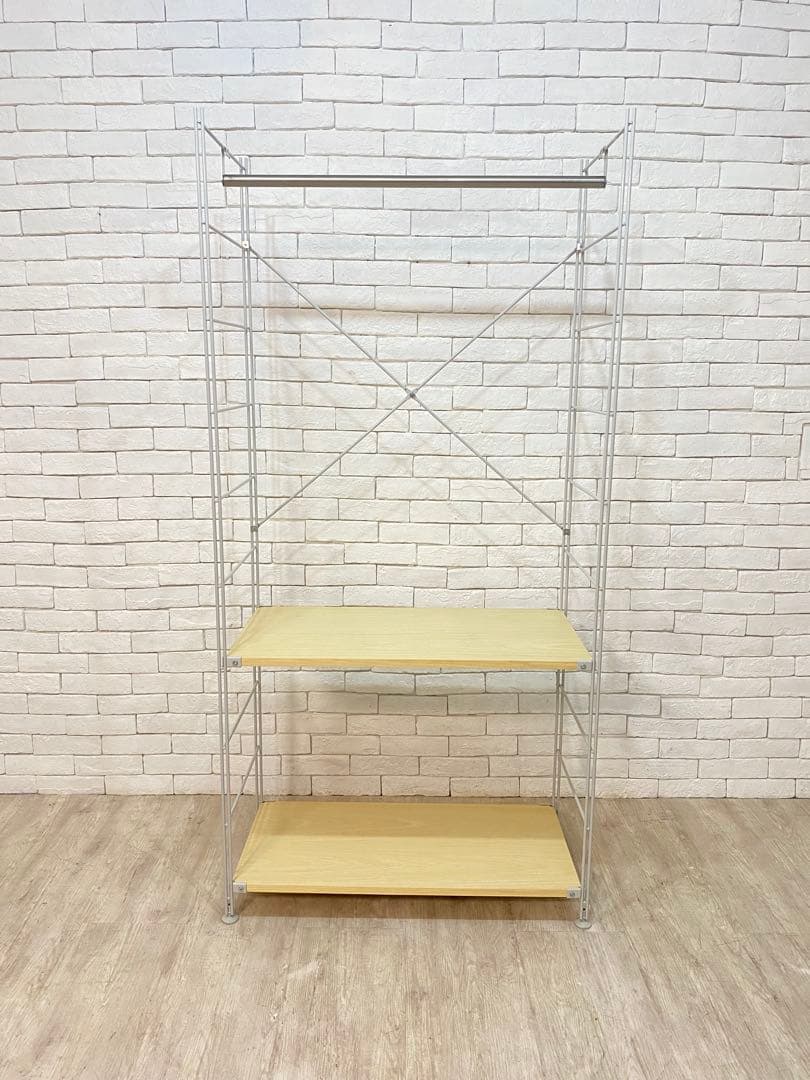 【東京都内23区配送無料】無印良品　ステンレスユニットシェルフ　ワードローブ