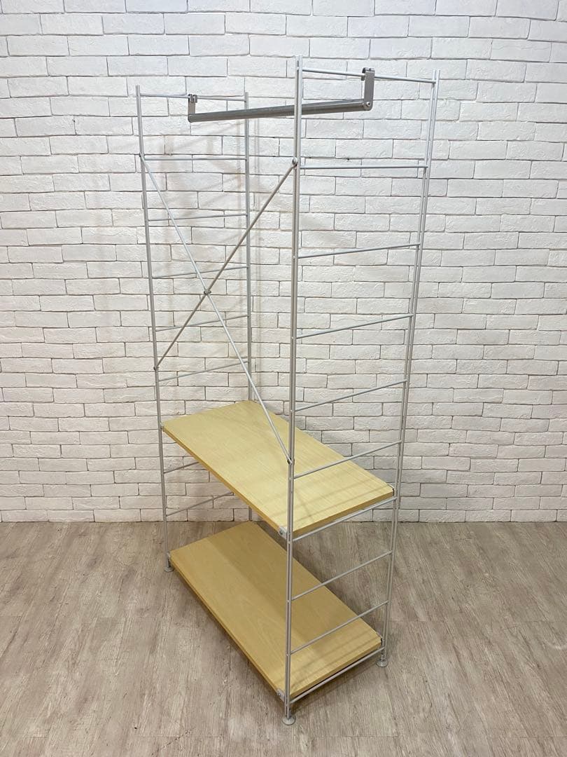 【東京都内23区配送無料】無印良品　ステンレスユニットシェルフ　ワードローブ