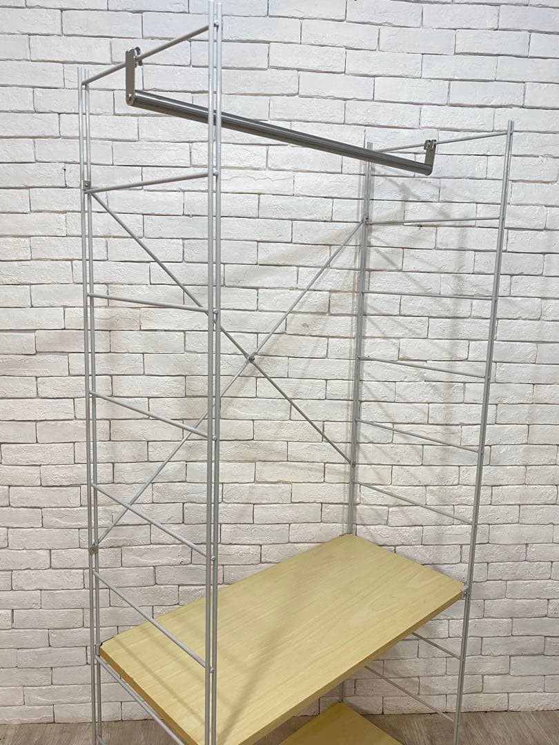 【東京都内23区配送無料】無印良品　ステンレスユニットシェルフ　ワードローブ