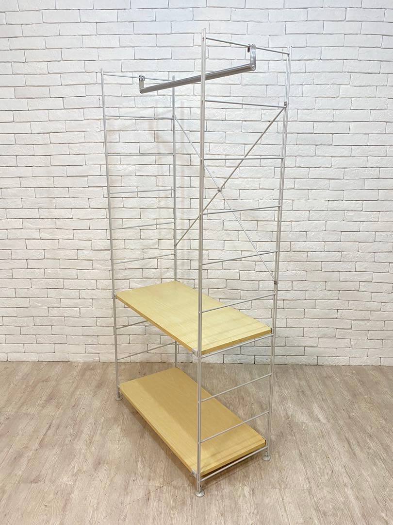 【東京都内23区配送無料】無印良品　ステンレスユニットシェルフ　ワードローブ