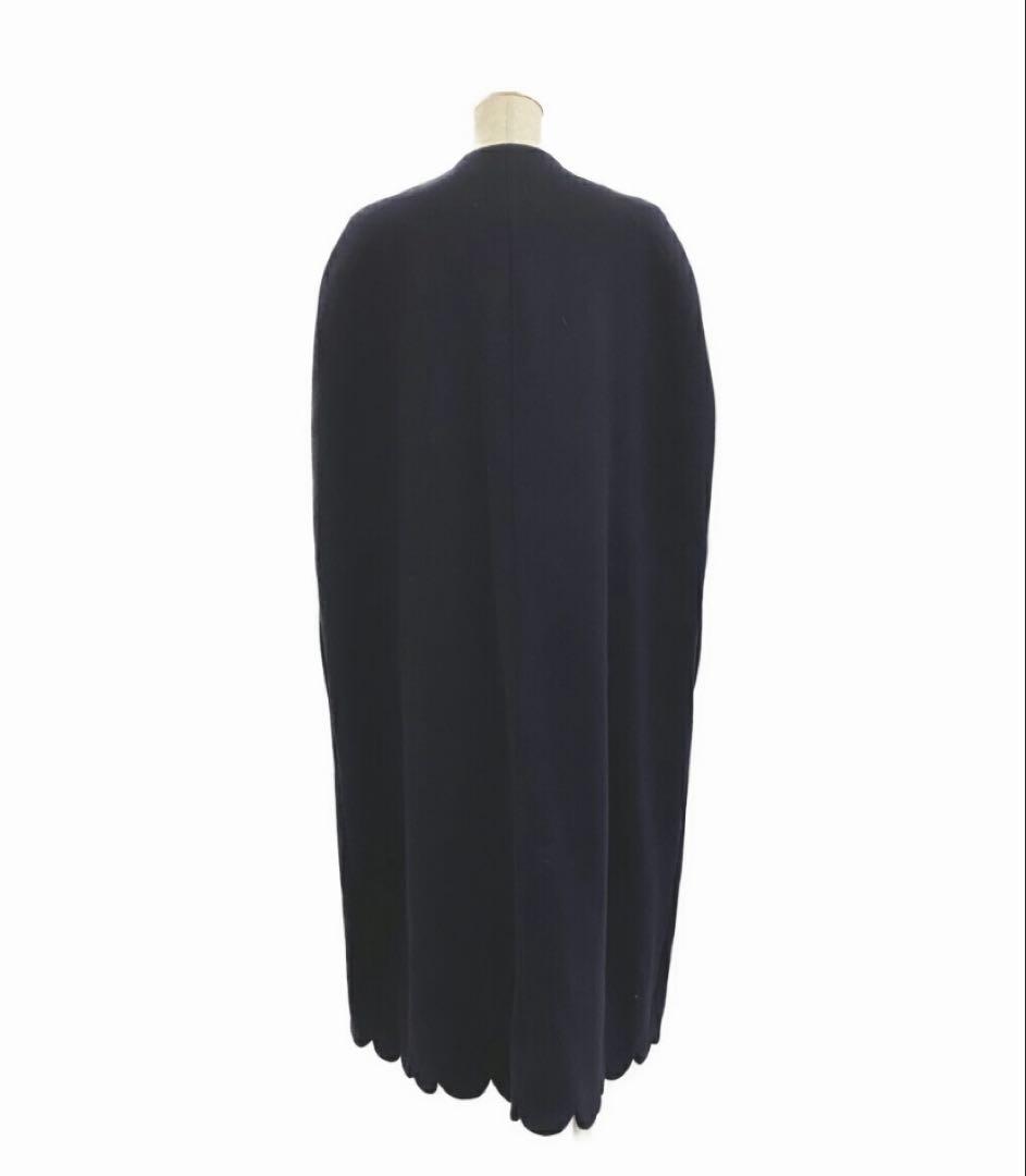 ヨーコチャン　ジレ　コート　スカラップ　ケープ