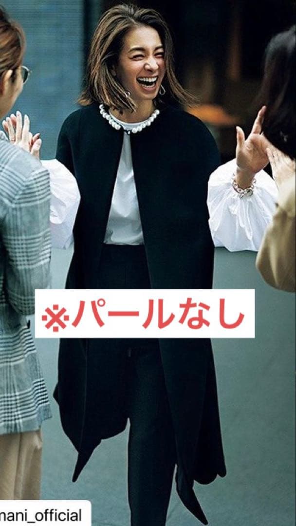 ヨーコチャン　ジレ　コート　スカラップ　ケープ