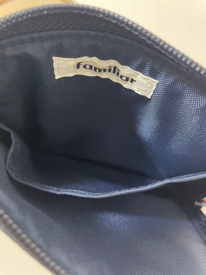 【きなみ】ファミリア ブラックウォッチ　ミニウォレット　パスケース