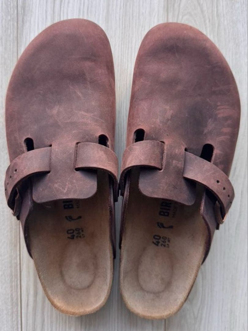 BIRKENSTOCK ビルケンシュトック ボストン ハバナ　40N
