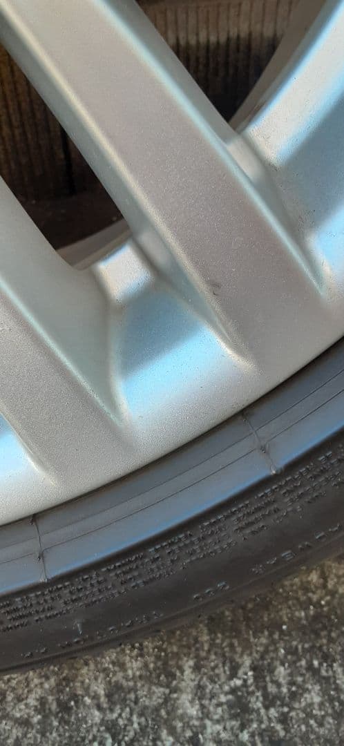  純正+ Pirelli P7 255/40R18 1本 リヤセット①