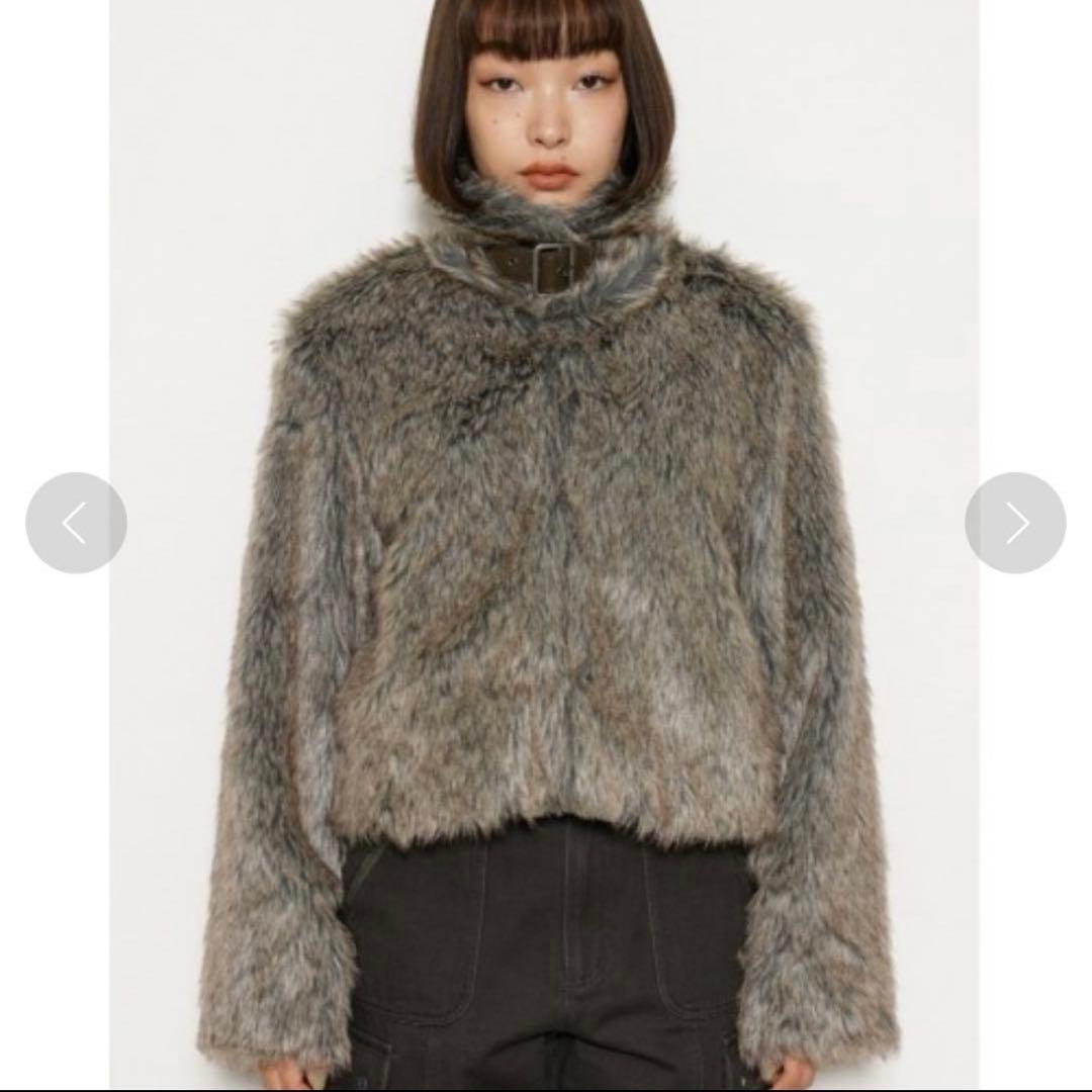 lagua gem ファー　アウター　ブルゾン