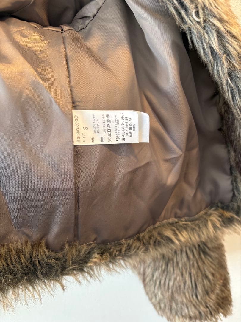 lagua gem ファー　アウター　ブルゾン