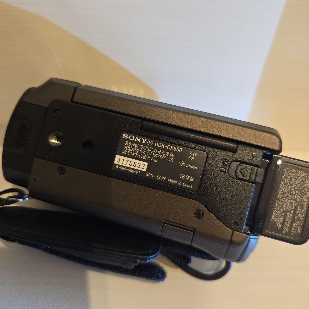 美品　Sony HDR-CX680 ビデオカメラ おまけSDカードとバッグ付き
