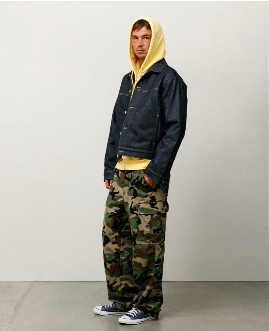 25ss stussy cargo pants 迷彩　カモ柄　ワイド　バギー