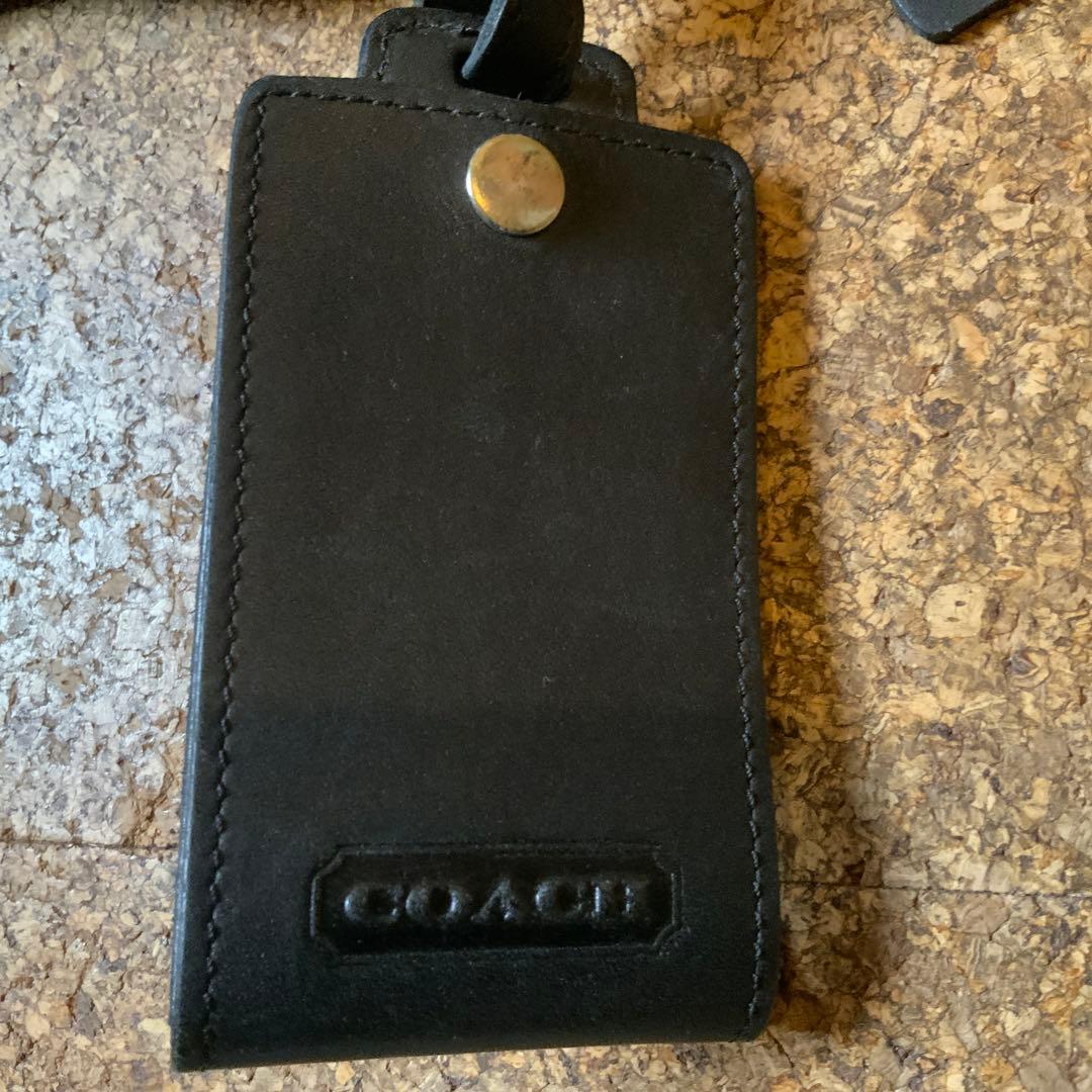 期間限定お値下げ中　COACH ボストンバック　ブラック　本革×ナイロン