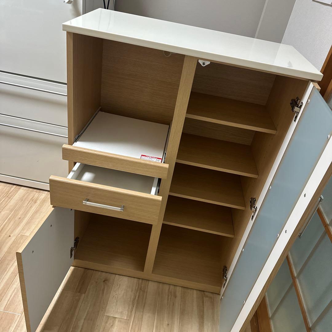 週末価格【ニトリ】食器棚・キッチンカウンター