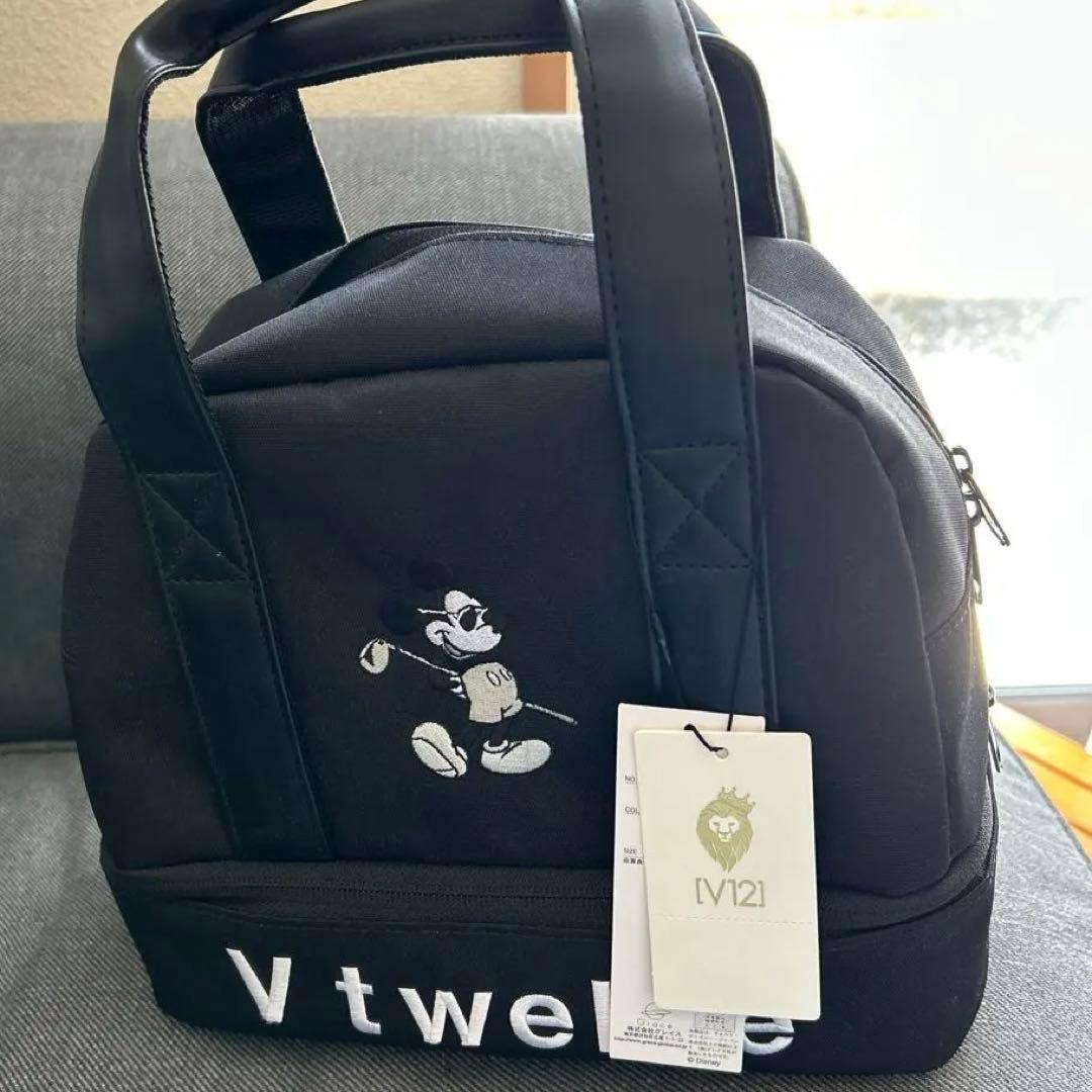 C*Y様 V21 ミッキー刺繍 ゴルフ ラウンドバッグ ブラック　Vtwelve