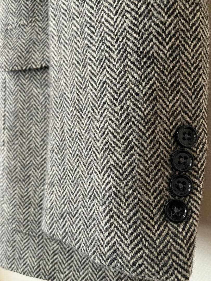 ポロ　ラルフローレン　テーラードジャケット　ヘリンボーン　ツイード　イタリア製