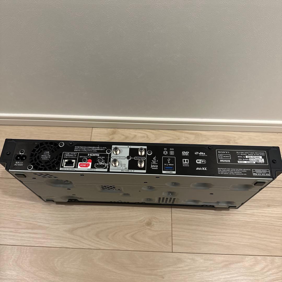 SONY BDZ-FBT4000 ブルーレイディスクレコーダー