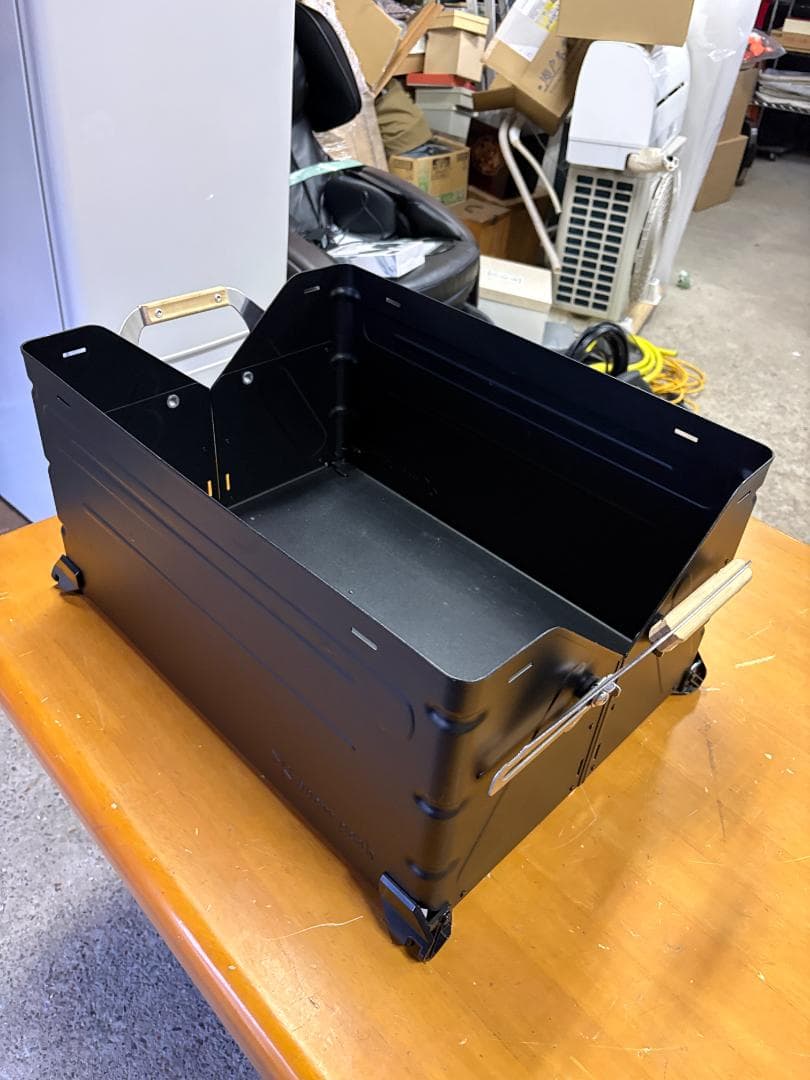 限定品 スノーピーク シェルフコンテナ50 ブラック 箱付き  Peak