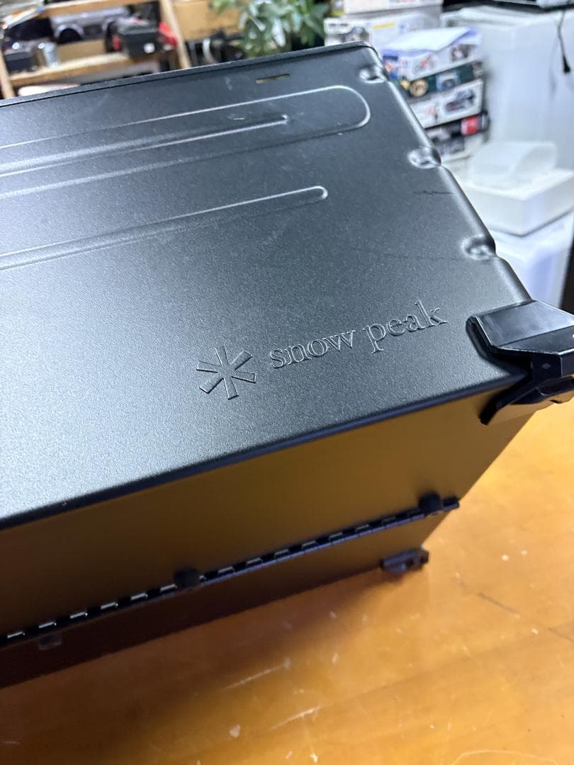 限定品 スノーピーク シェルフコンテナ50 ブラック 箱付き  Peak