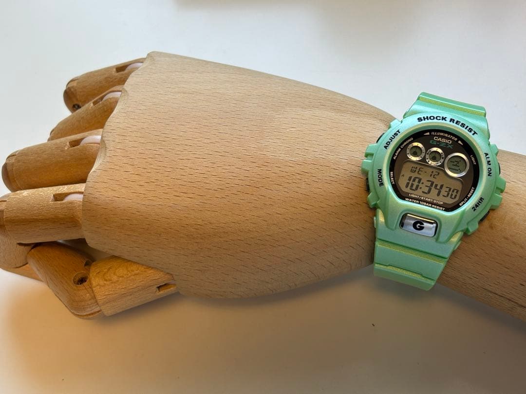 g-shock/ミニ/GZX-690/グリーン/三つ目/ビンテージ/メタリック