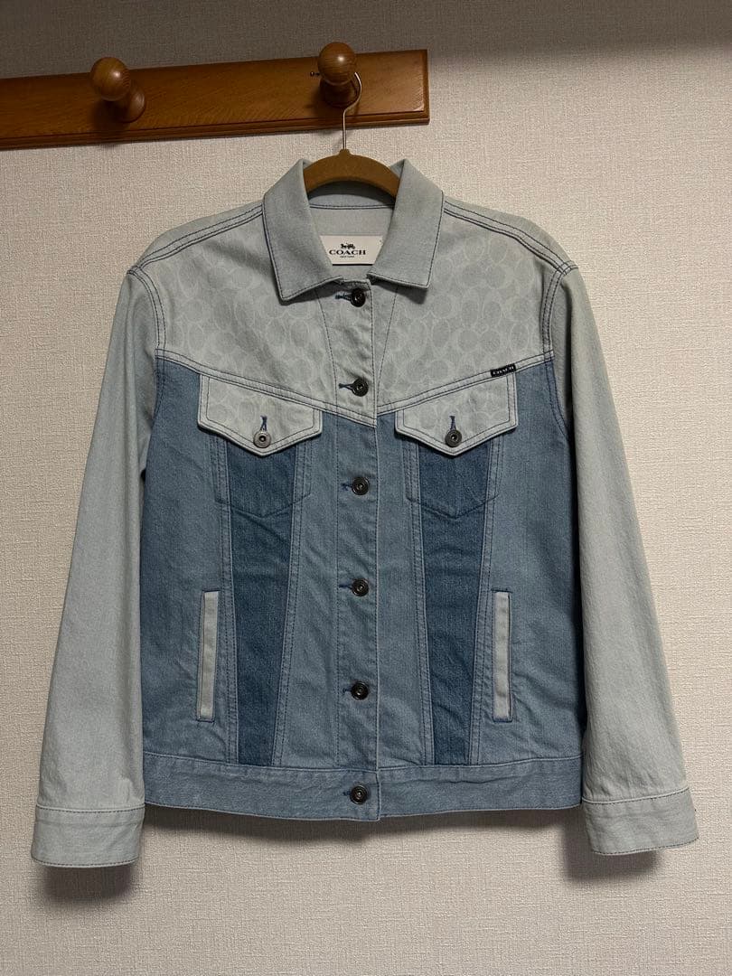 E*r様 限定値下げ[定価12万] COACH デニムジャケットライトブルー