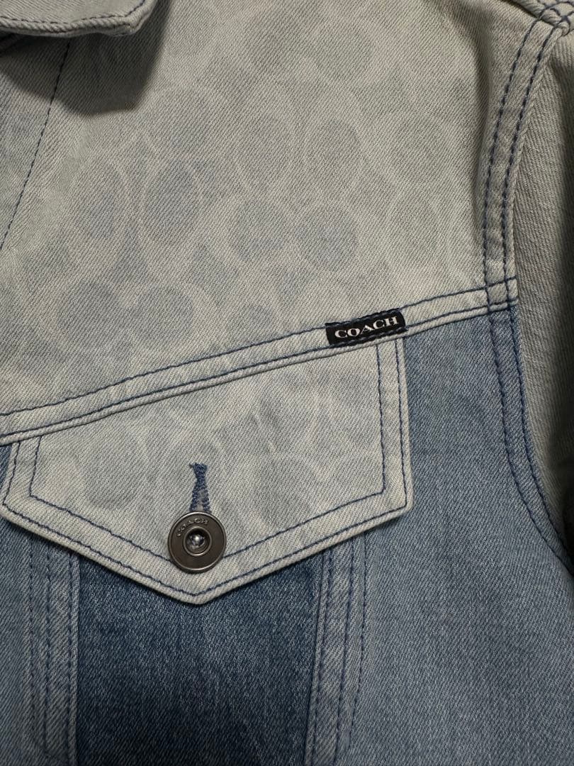 E*r様 限定値下げ[定価12万] COACH デニムジャケットライトブルー