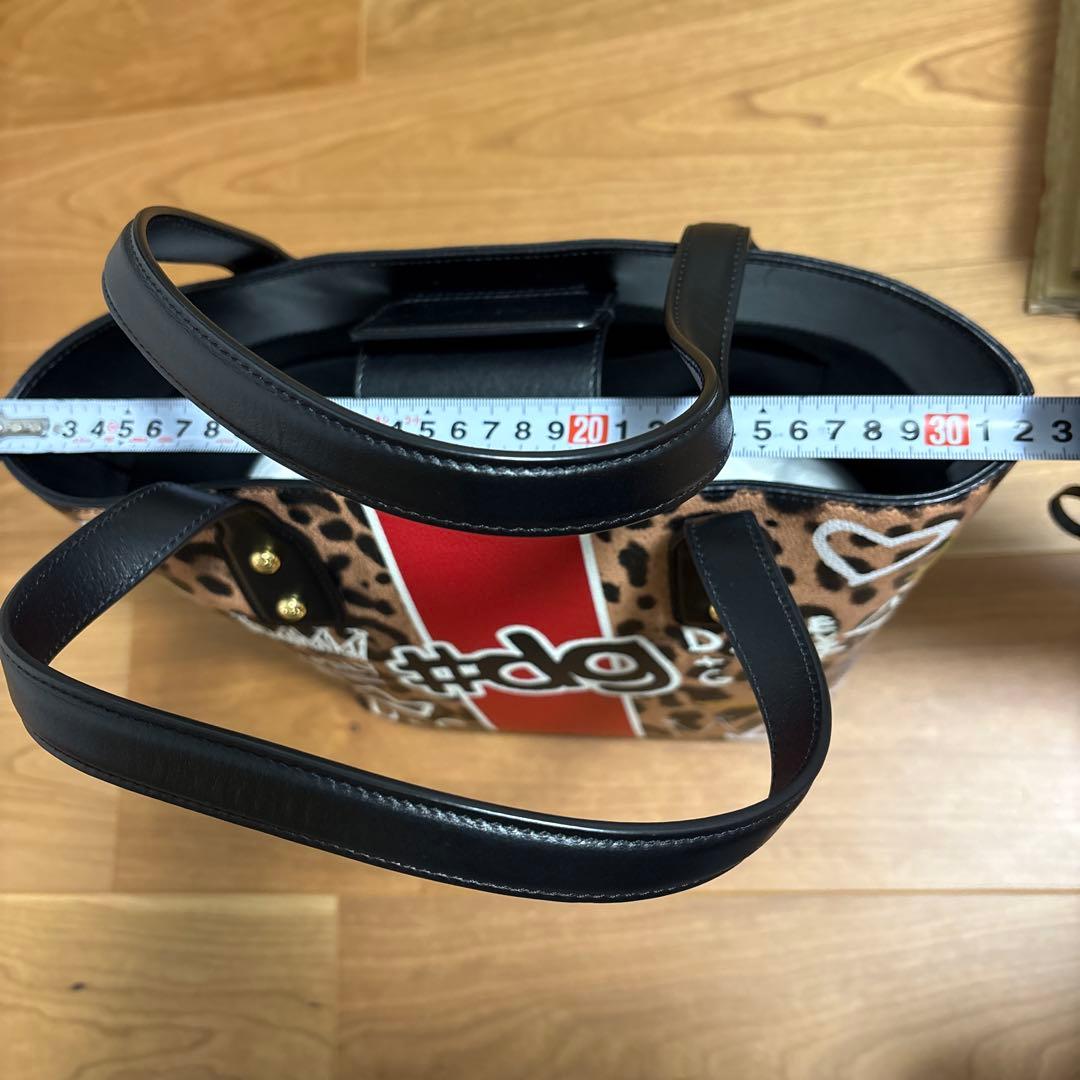 早い者勝ち！［極美品］DOLCE & GABBANA ヒョウ柄トートバッグ
