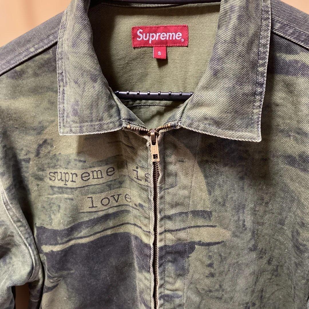 Supreme is Love Denim デニム　ジャケット　ジップアップ　S