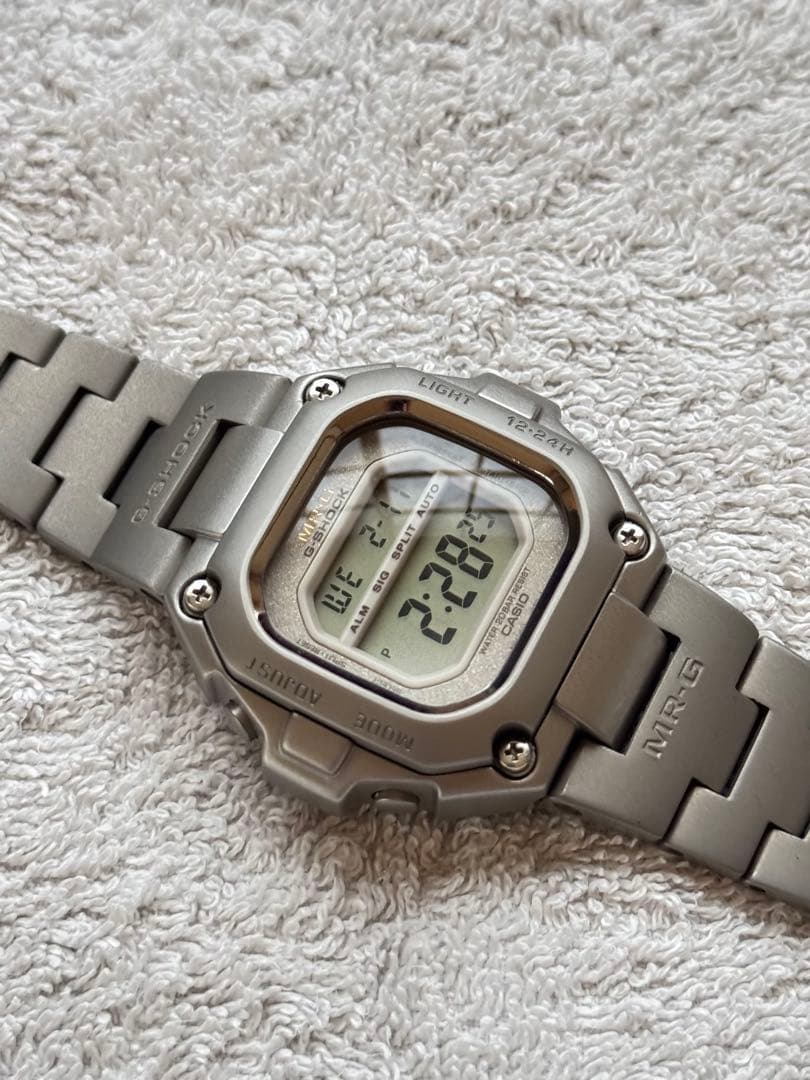 【未使用・箱/保証書付】カシオMRG-110T初代角型フルチタンGショック