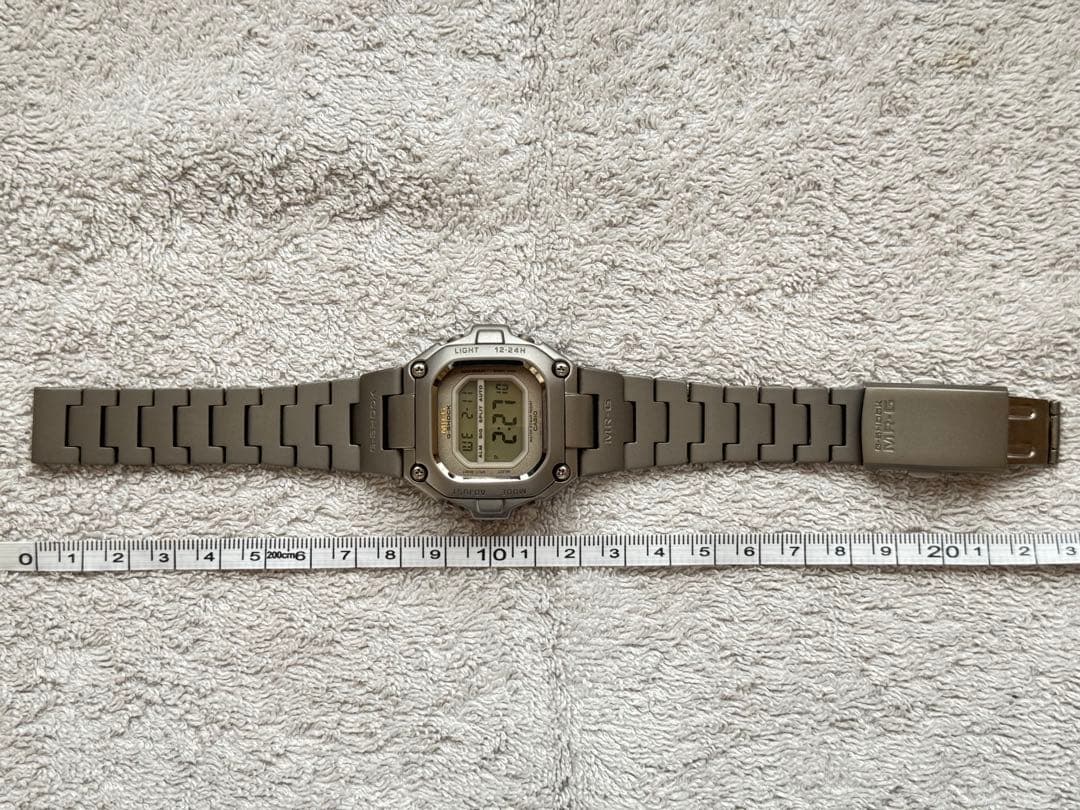 【未使用・箱/保証書付】カシオMRG-110T初代角型フルチタンGショック