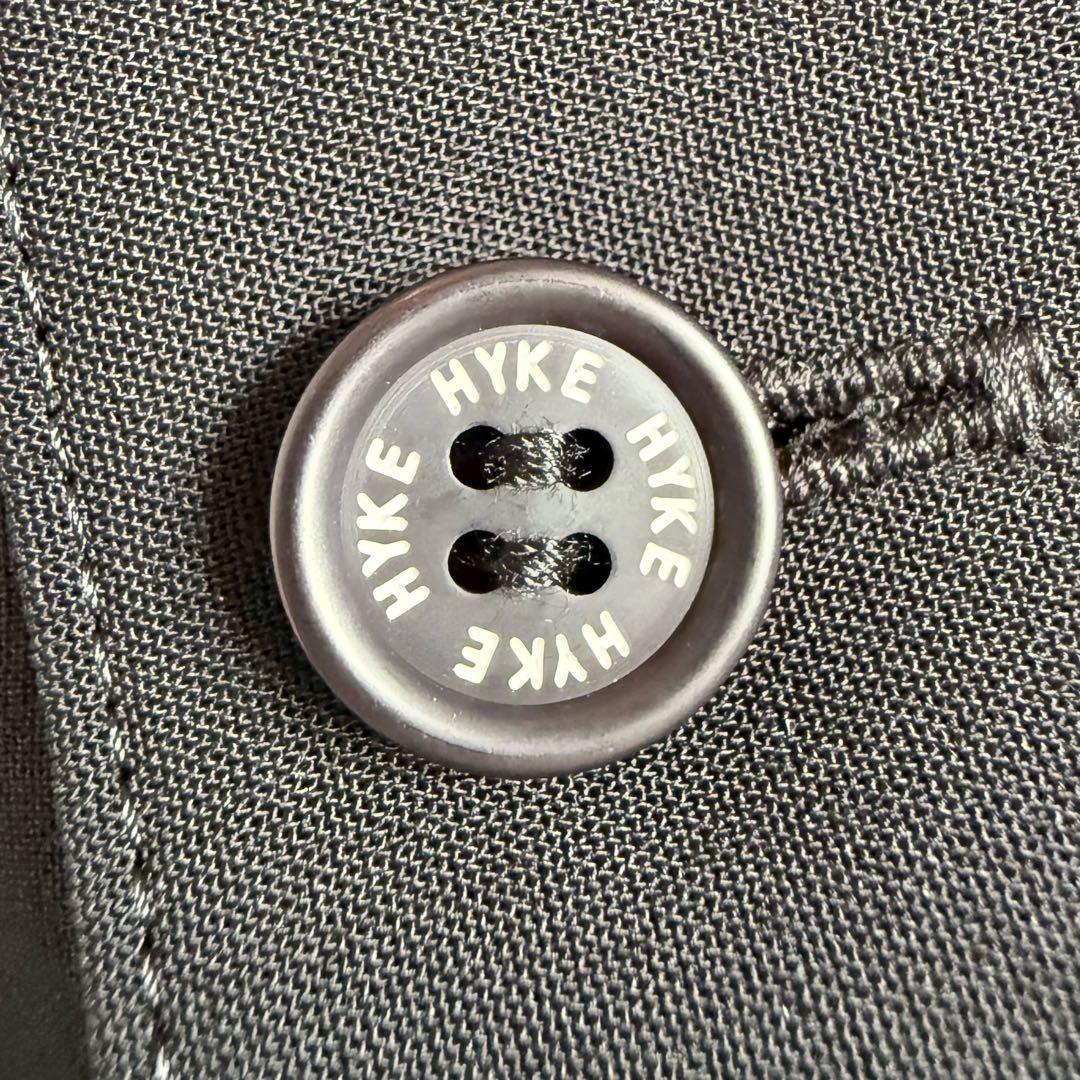 美品　ハイク　HYKE シャツドレス　ロング　ワンピース　黒　1