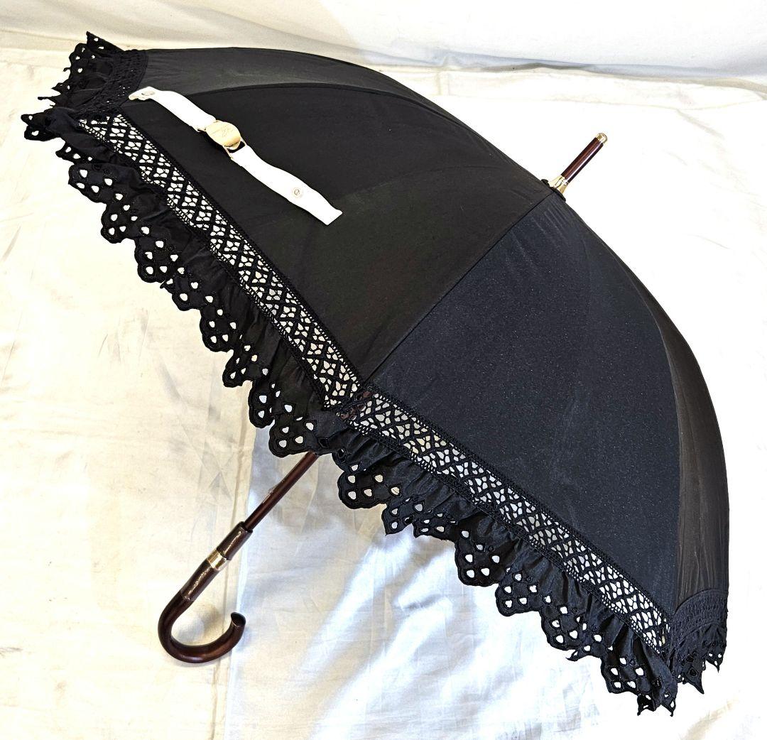 フォロー割　POLO　ポロラルフローレン　長傘　晴雨兼用　フリル　エンブフリル