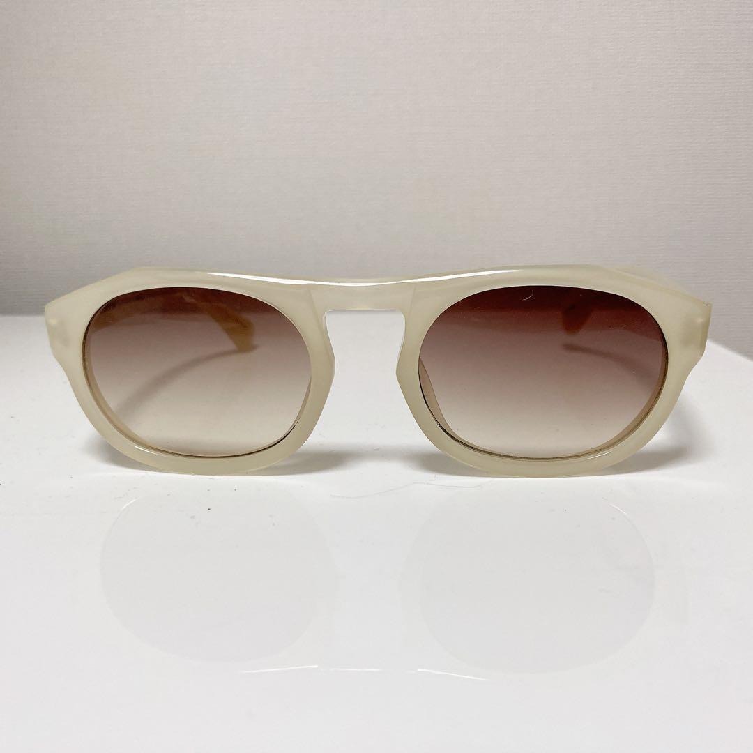 blue様新品未使用ドリスヴァンノッテン×リンダファローサングラスメガネ眼鏡白