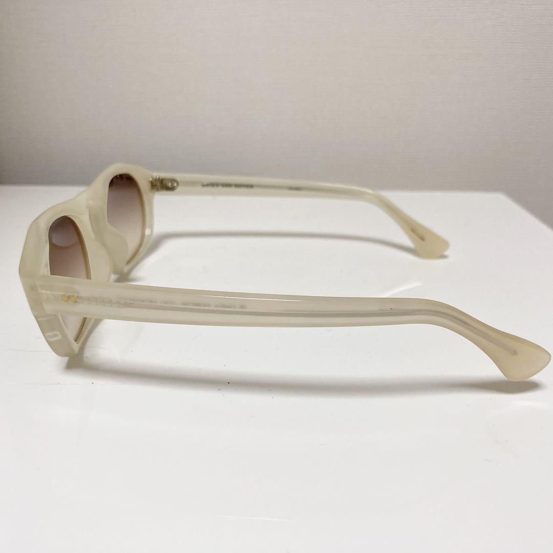 blue様新品未使用ドリスヴァンノッテン×リンダファローサングラスメガネ眼鏡白