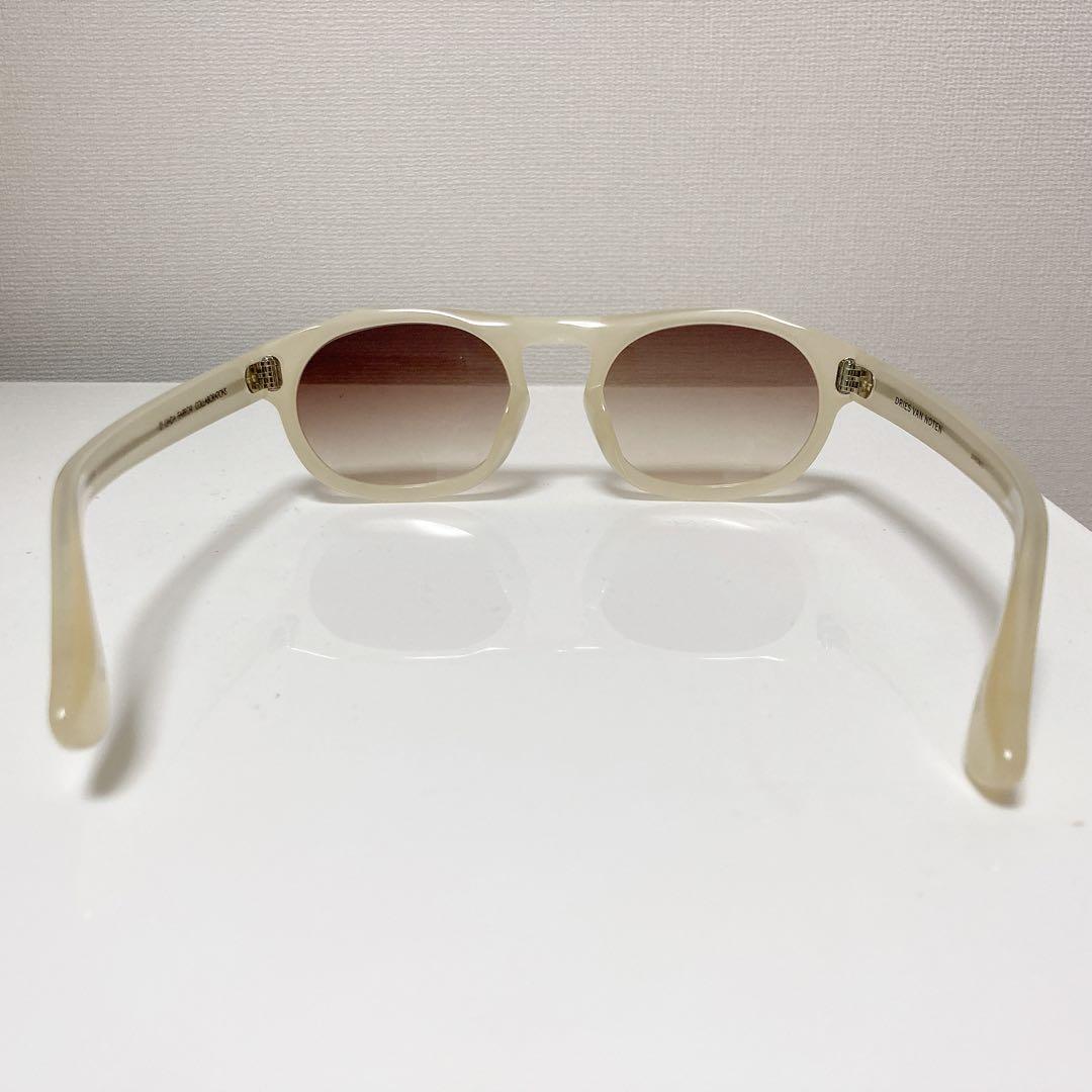 blue様新品未使用ドリスヴァンノッテン×リンダファローサングラスメガネ眼鏡白