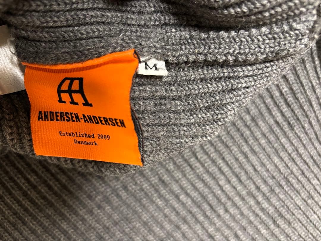 ANDERSEN-ANDERSEN グレー 5Gニット サイズM