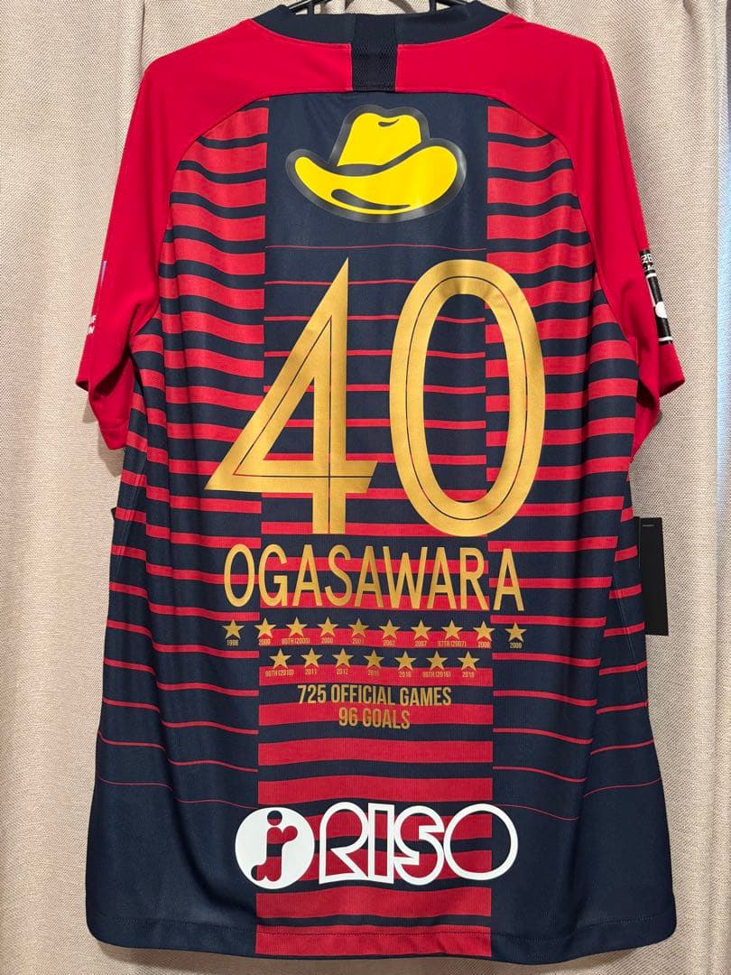 鹿島アントラーズ　小笠原満男選手　ユニフォーム　引退記念