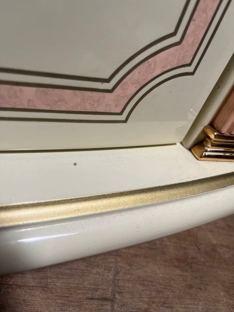 3段 チェスト 白家具 姫系 ロココ調 ピンク インテリア 箪笥 ミニチェスト