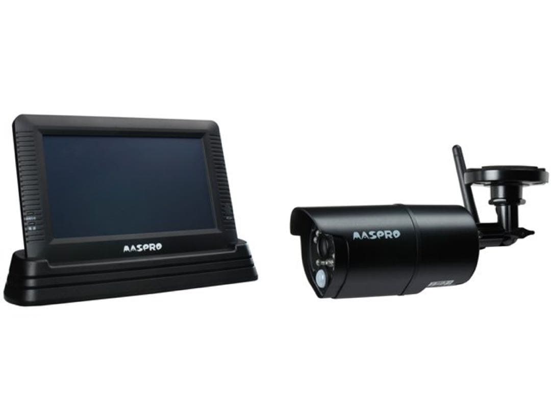 MASPRO モニター＆ワイヤレスHDカメラセット WHC7M