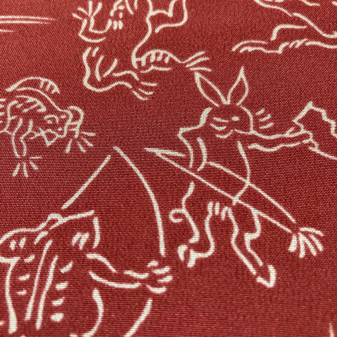 鳥獣戯画の長襦袢反物