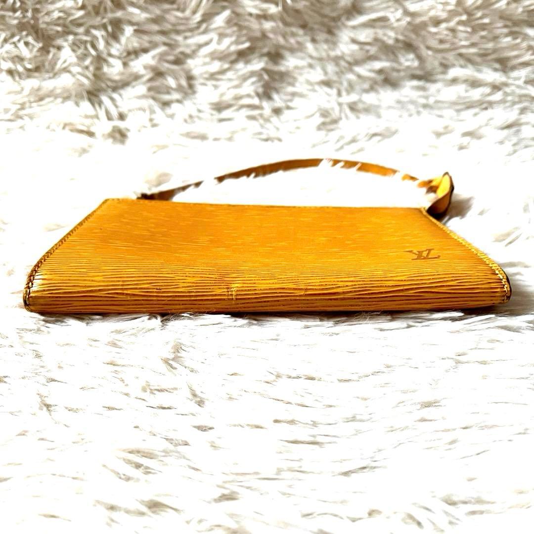 美品　LOUIS VUITTON アクセソワール エピ イエロー バッグ ポーチ