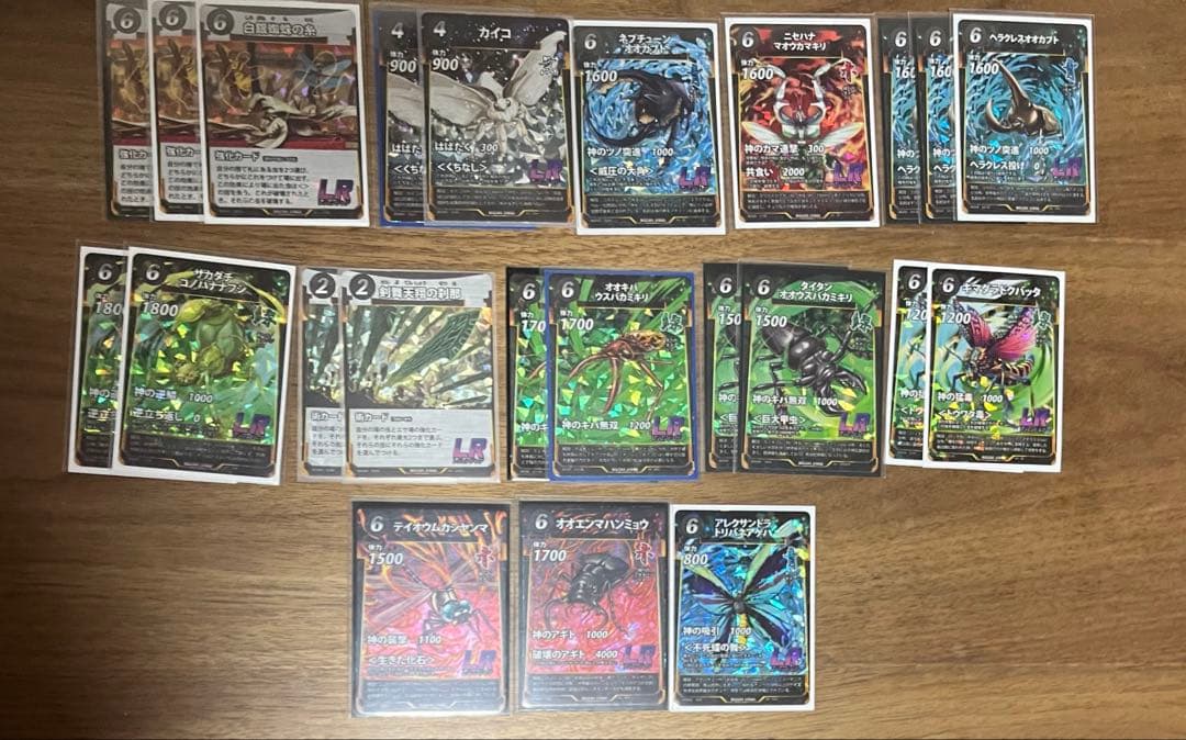 虫神器　蟲神器　引退品　デッキ　白銀蜘蛛の糸