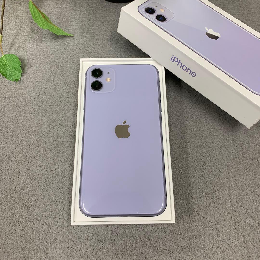 iPhone 11 64GB パープル 国内版SIMフリー送料無料