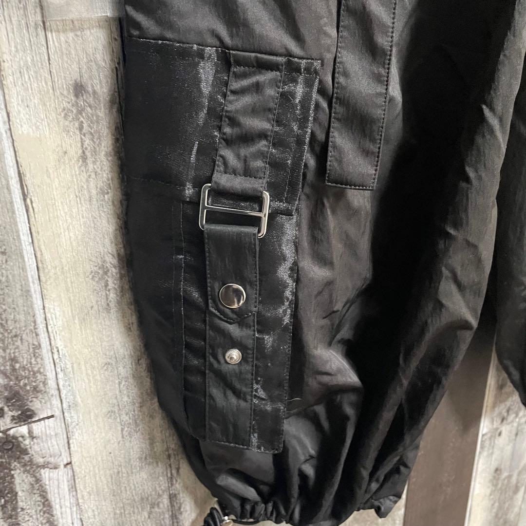 REFLEMレフレム　Y2K　ナイロンパンツ　刺繍　カーゴパンツ　シアーポケット