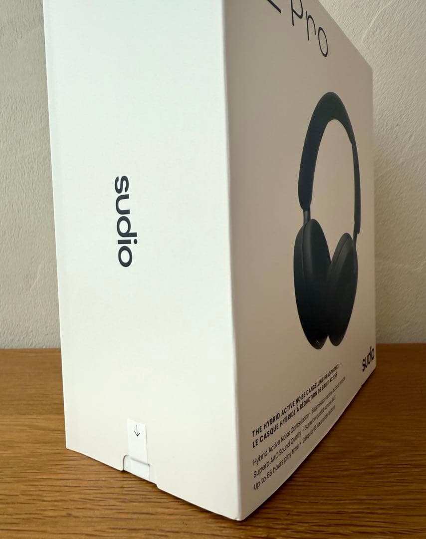 【未開封•美品•新品】sudio k2 pro 未使用品　ワイヤレスヘッドホン黒