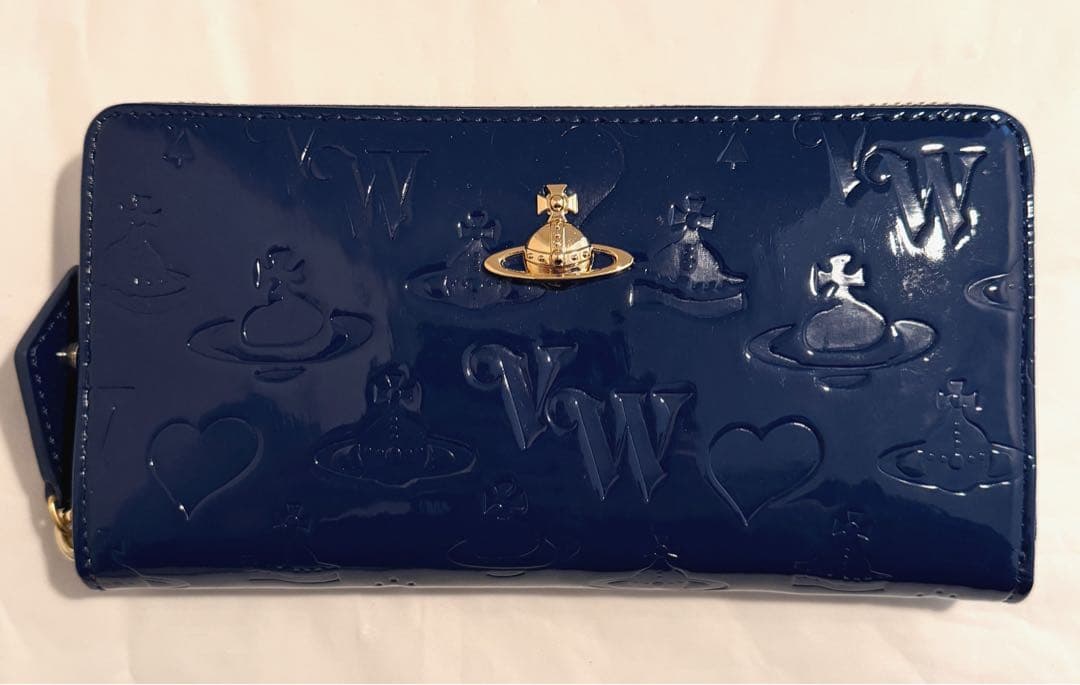 【新品未使用】Vivienne Westwood 長財布 ブルー 大人気