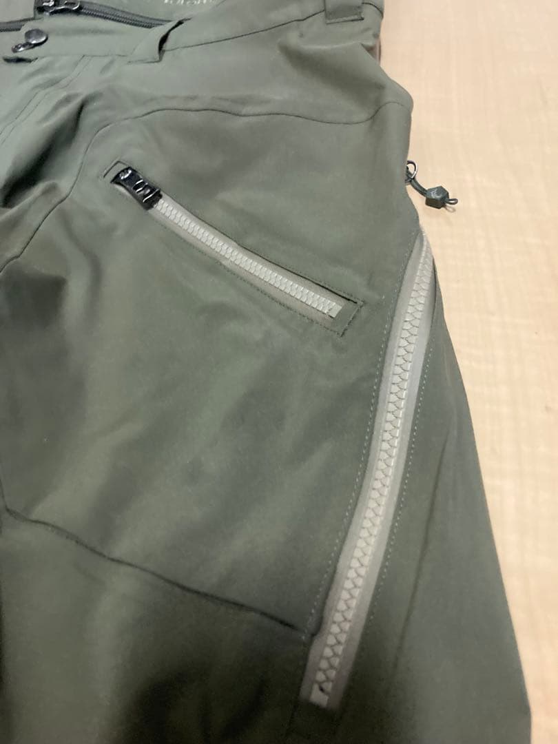 【美品】Teton Bros. TB pants ビブパンツ Sメンズ ブラウン