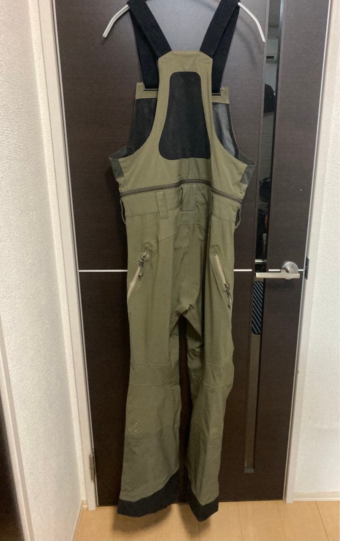 【美品】Teton Bros. TB pants ビブパンツ Sメンズ ブラウン