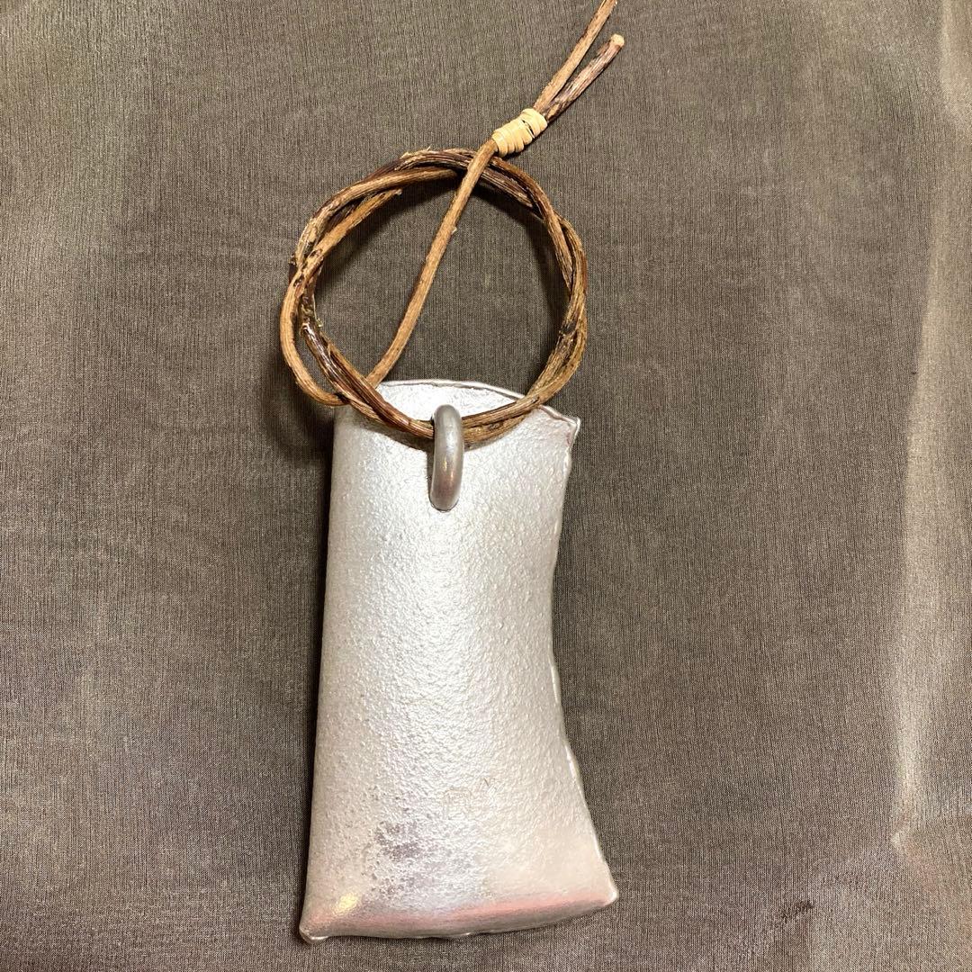 【美品★レア品】清課堂　錫（すず）製　花器